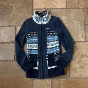 Superdry Knit Long Sleeve Zip Up Jacket Women’s M